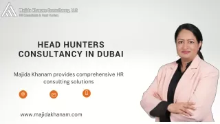 Top Head Hunters Consultancy in Dubai