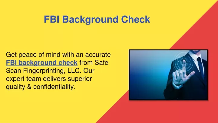 fbi background check