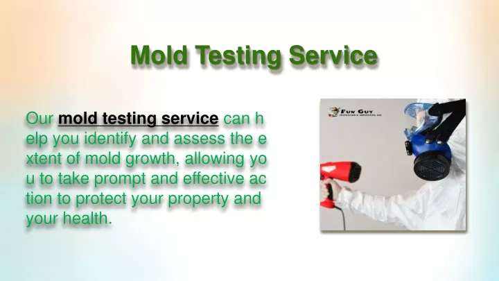 mold testing service