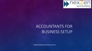 Accountants for Business Setup-  nexzen