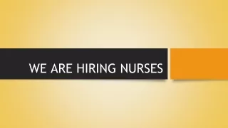 Top Nursing Recruitment Agency | Nurse Staffing Solutions