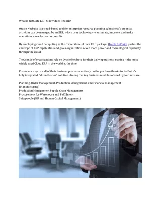what is netsuite erp how does it work oracle