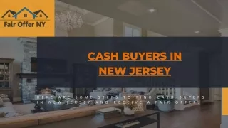 Guide to Cash Buyers in New Jersey -  Fair Offer NY
