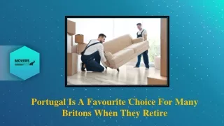 Portugal Is A Favourite Choice For Many Britons When They Retire