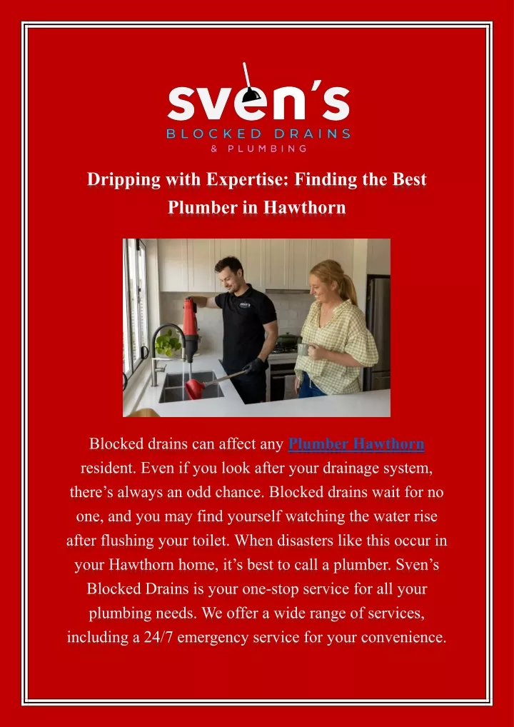 dripping with expertise finding the best plumber