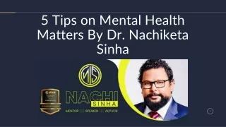 5 Tips on Mental Health Matters