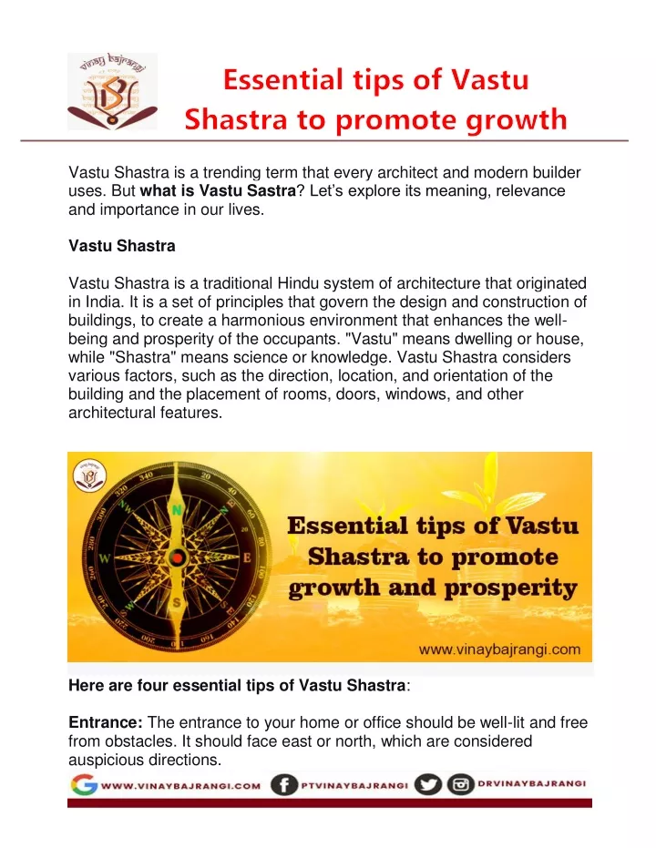 vastu shastra is a trending term that every