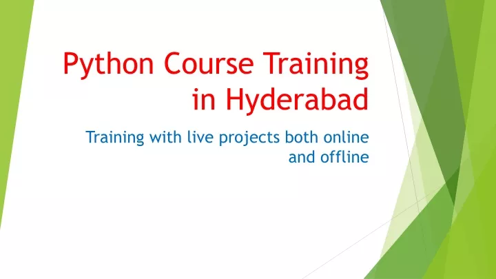 Ppt Python Course Training In Hyderabad Powerpoint Presentation Free Download Id12138331 5490