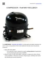 COMPRESSOR - Part# MKV190CL2B/E01 - slide 1