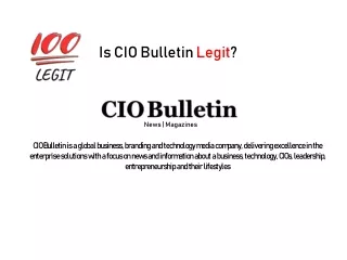 Is CIO Bulletin Legit?