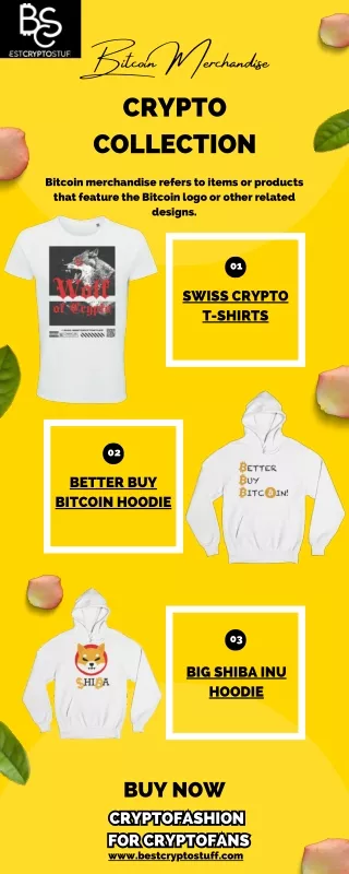 bitcoin merchandise crypto collection