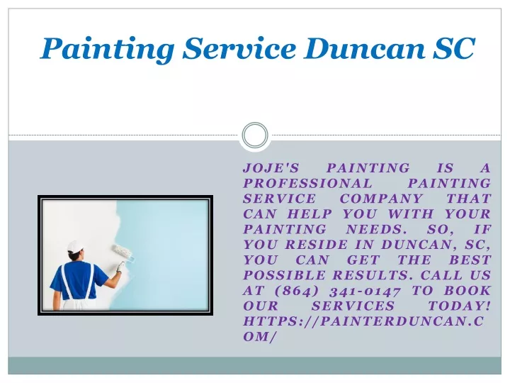 painting service duncan sc