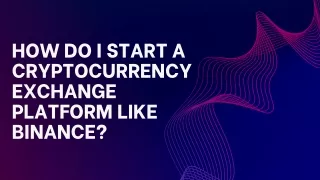 how do i start a cryptocurrency exchange platform