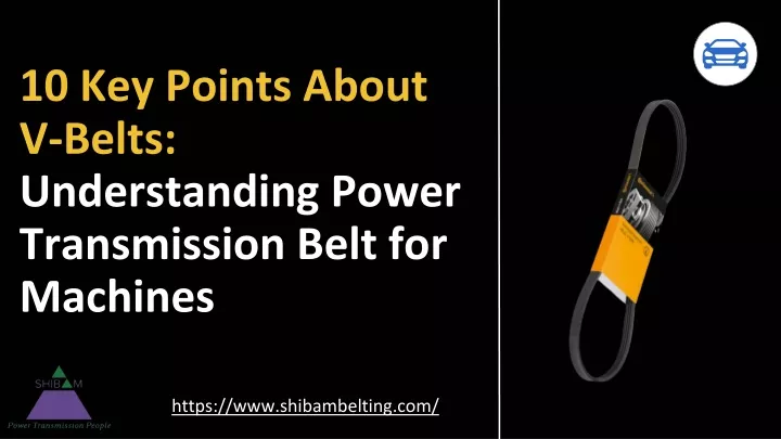 10 key points about v belts understanding power transmission belt for machines