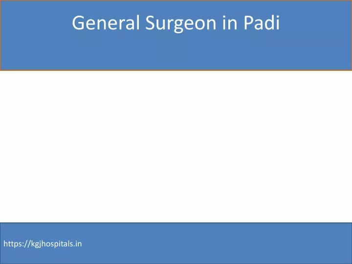 general surgeon in padi