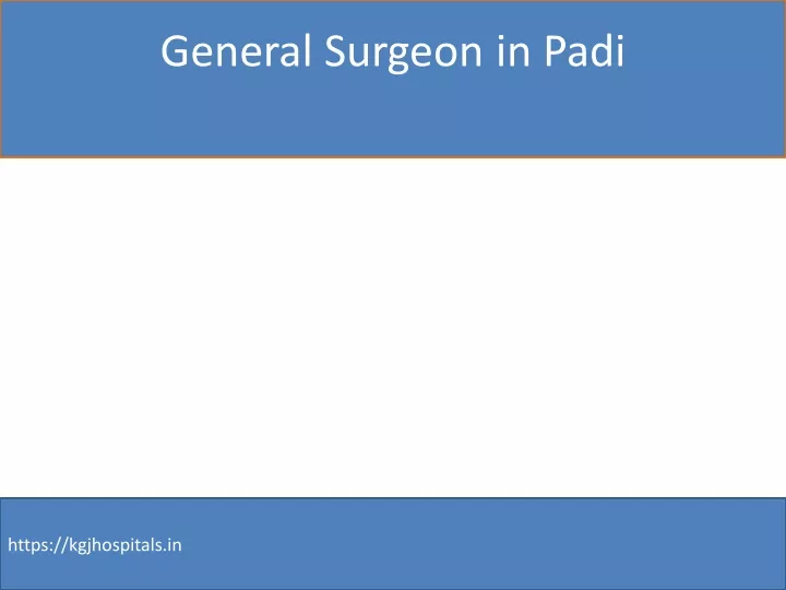 general surgeon in padi