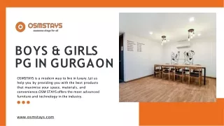 Osm Stays -  Best Boys & Girls Luxury PG in Gurgaon