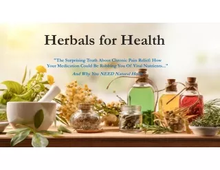 Herbals for Health
