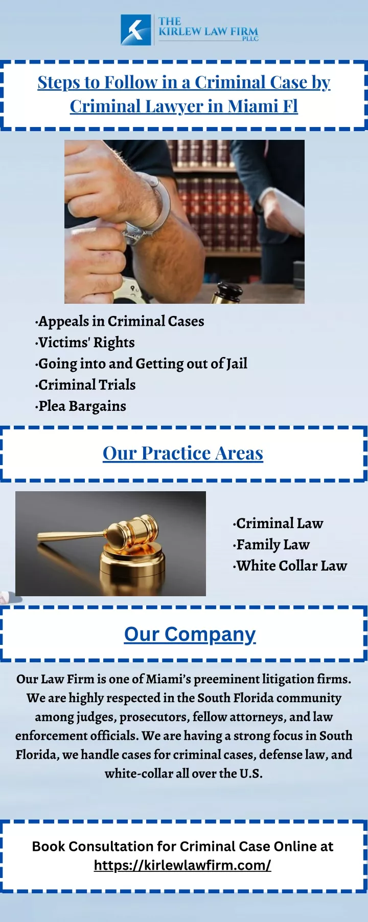 steps to follow in a criminal case by criminal