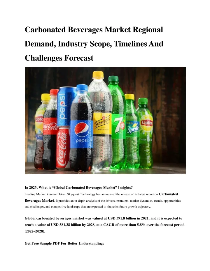 carbonated beverages market regional