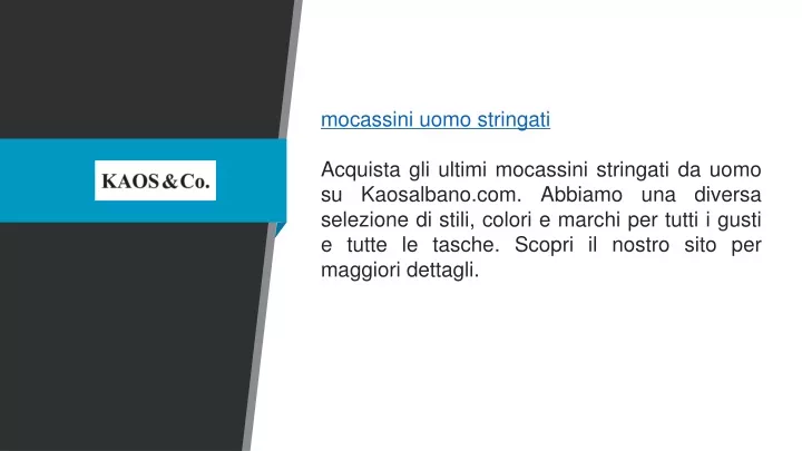 mocassini uomo stringati acquista gli ultimi