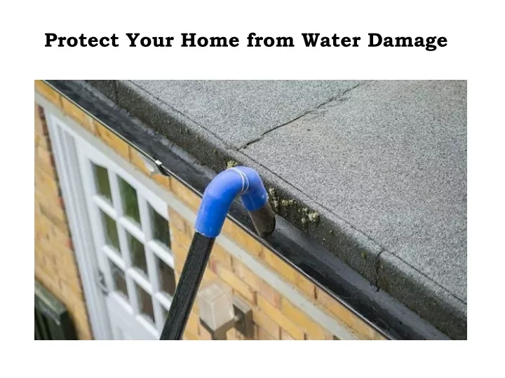 protect your home from water damage