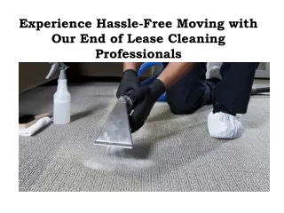 Move In Cleaner - A1 End Of Lease Cleaner Melbourne