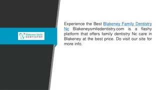 Blakeney Family Dentistry Nc Blakeneysmiledentistry