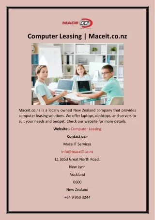 computer leasing maceit co nz