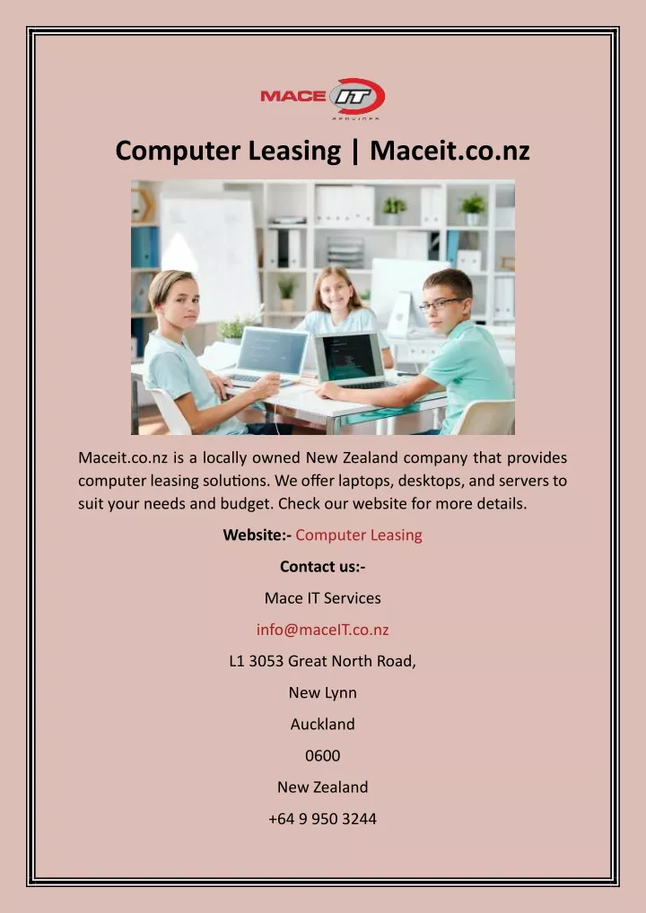 computer leasing maceit co nz