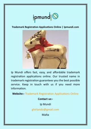 Trademark Registration Applications Online  Ipmundi