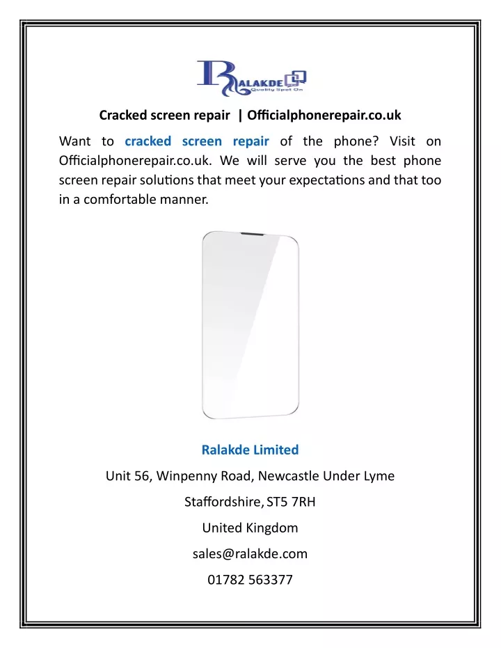 cracked screen repair officialphonerepair co uk