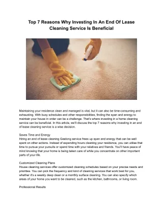 End Of Lease Cleaning Geelong - House Cleaners