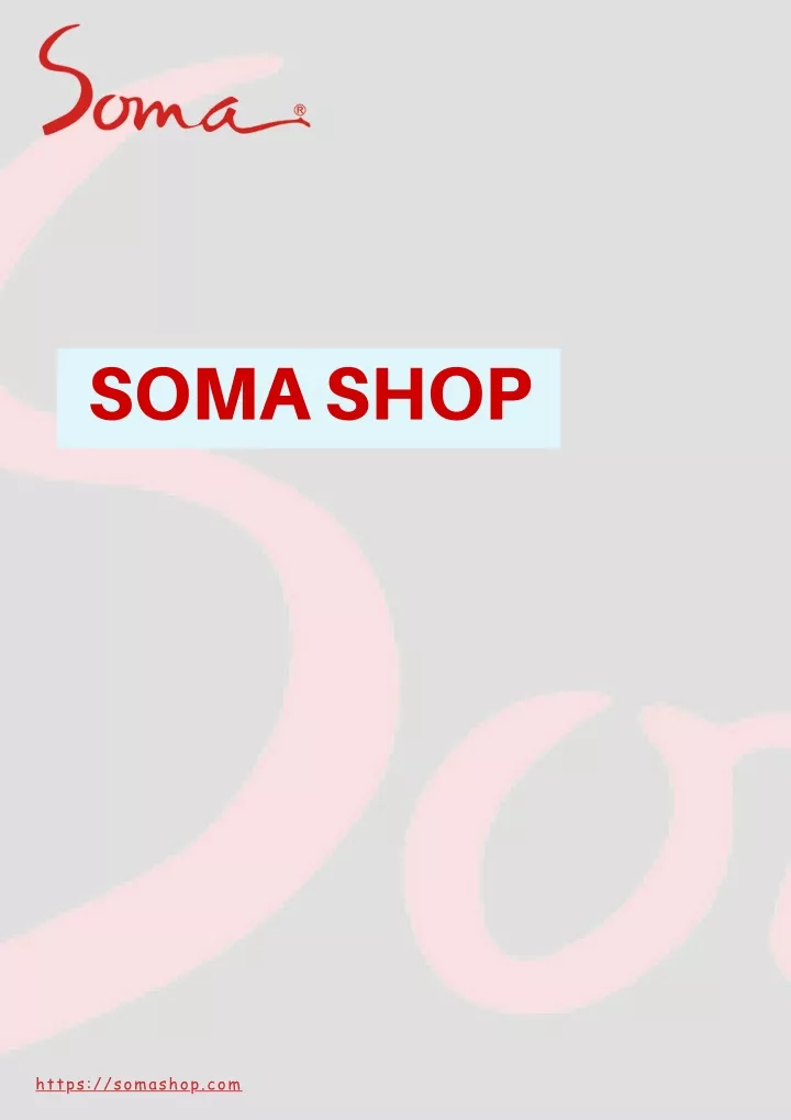 soma shop