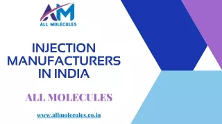 Injection Manufacturers in India | All Molecules