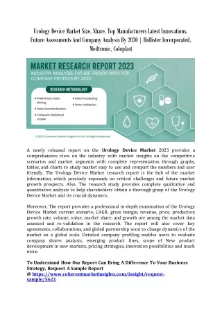 Urology Device Market Size