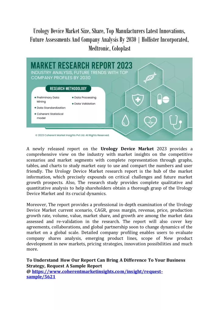 urology device market size share