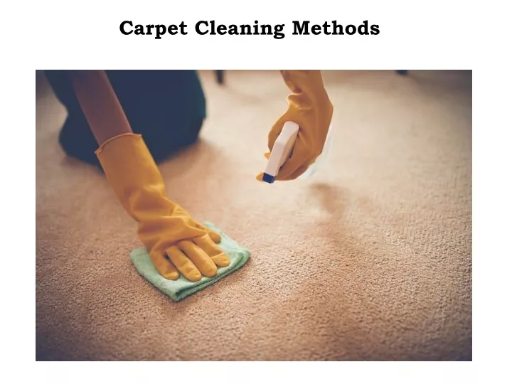 carpet cleaning methods