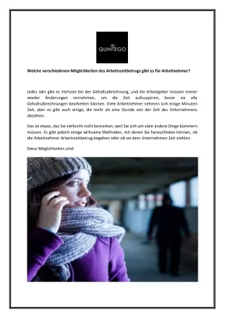 welche verschiedenen m glichkeiten