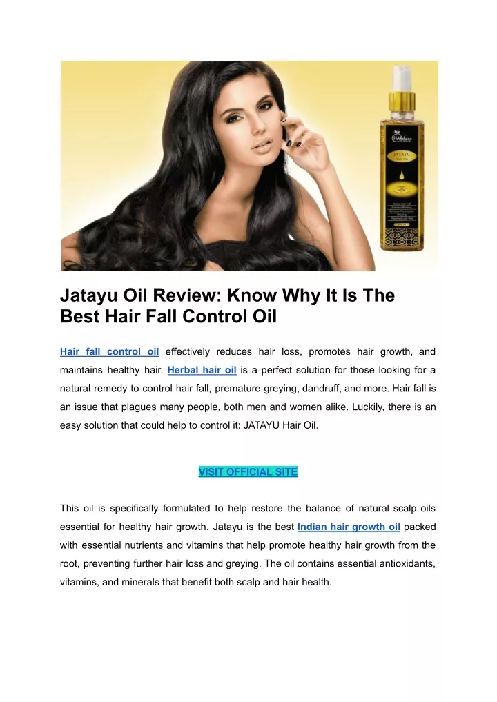 jatayu oil review know why it is the best hair