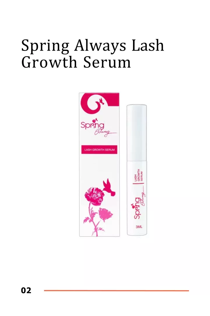 spring always lash growth serum