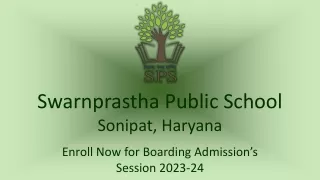 Boarding School Nursery Admission 2023-24