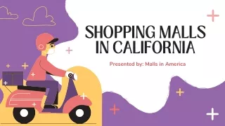 California Shopping Malls: Where Shopping Dreams Come True!