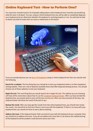 online keyboard test online keyboard test