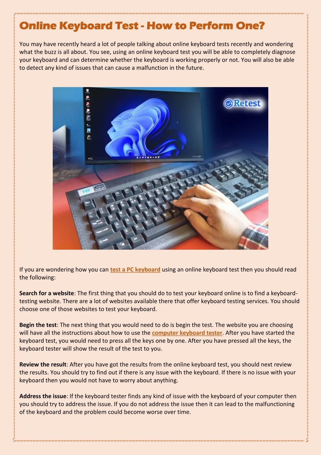 PPT - Online Keyboard Test - How to Perform One PowerPoint Presentation ...