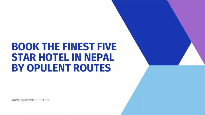 book the finest five star hotel in nepal