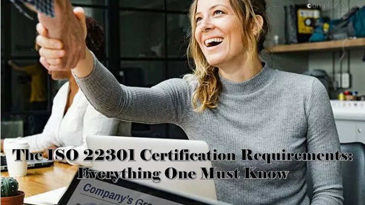the iso 22301 certification requirements
