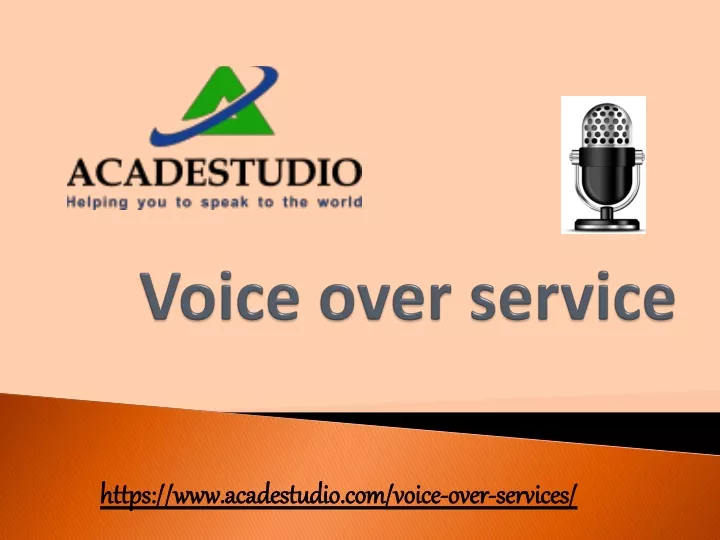 voice over service