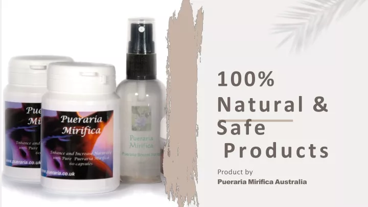 100 natural safe products