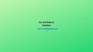 co ord sets in fashion
